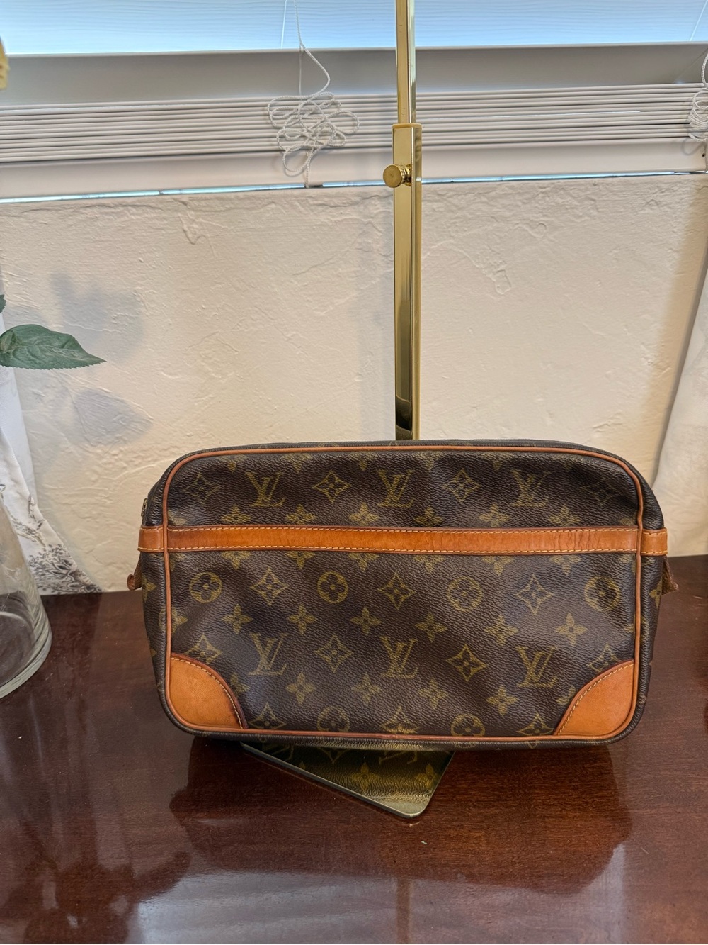 Louis Vuitton Vintage Monogram Toiletry Bag Cosmetic Case Clutch France